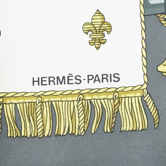 Authentic Hermes Carre 90 Carrevue Silk Scarf - Picture 2 of 5